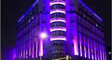 區(qū)域亮化提升，光臣照明大功率RGBW外控洗墻燈效果獲贊