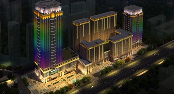 led工程線條燈，讓星級酒店外表富麗堂皇繽紛多彩