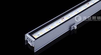 浙江舟山魚社外立面夜景亮化，光臣LED線條燈效果獲贊